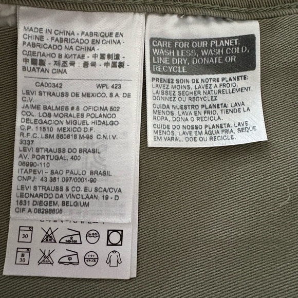 Levi's Olive Skinny Jeans for Women - Picture 3 of 4